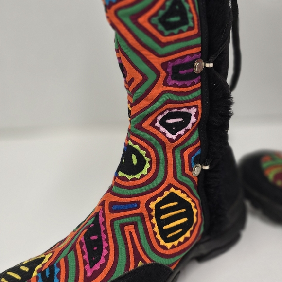 Kuna Prints Multicolor Women's Winter Boots - Picture 7 of 12